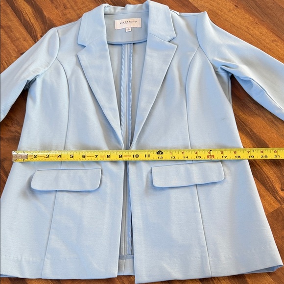 Liverpool Sky Blue Women's Blazer sz S - Picture 7 of 15